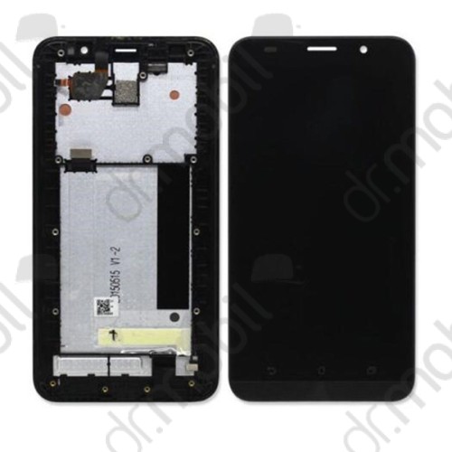 Kijelző érintőpanel Asus Zenfone 2 ZE551ML Z00ADB  5.5" kerettel LCD fekete 
