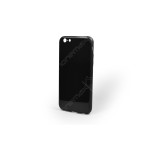 Tok telefonvédő Apple iPhone 6 / 6s üveg hátlap szilikon keret fekete 