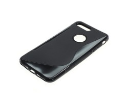 Tok telefonvédő szilikon Apple iPhone 7 Plus / 8 Plus TPU hátlap tok S-line fekete
