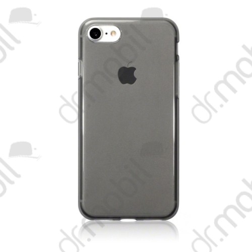Tok telefonvédő gumi 0,3mm Apple iPhone 7 / 8 ultravékony átlátszó füstszínű