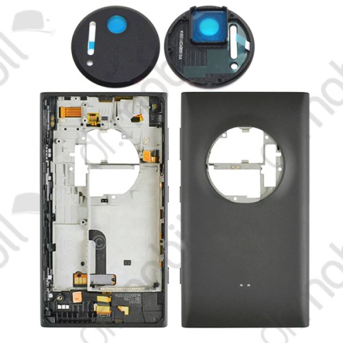 Középső keret Nokia Lumia 1020 hátlap alkatrészes fekete