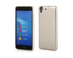 Tok telefonvédő szilikon Jelly Case Flash Huawei Y6 II (Y6-2), Honor 5A fényes arany