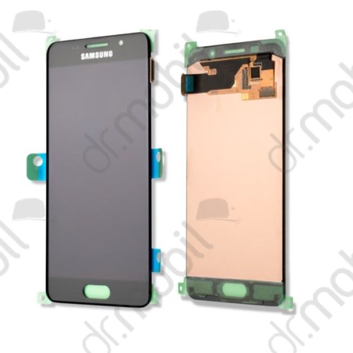 Kijelző Samsung SM-A510 Galaxy A5 2016 éintő + kijelző (érintőkijelző) fekete
