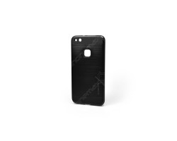 Tok telefonvédő Huawei P10 lite Verge fekete hibrid gumi - műanyag 