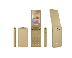 Mobiltelefon készülék Blaupunkt FL 04 flip kinyithatós arany