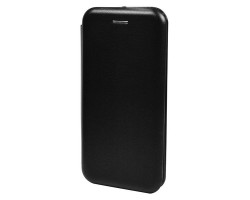 Tok álló ívelt Samsung Galaxy S20 (SM-G980F) (flip, rejtett mágneses zár, oldalra nyíló, bankkártya tartó) fekete