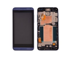 Előlap HTC Desire 610 érintő + LCD kijelző (érintőkijelző kerettel) kék