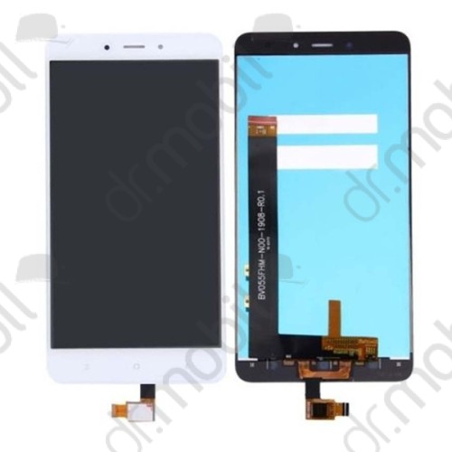LCD kijelző Xiaomi Redmi Note 4 (érintőpanel, átvezető fóliával) fehér