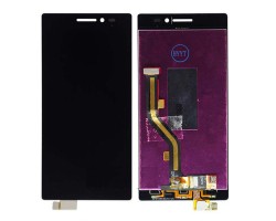 LCD kijelző Lenovo Vibe X2 (érintőpanel, átvezető fóliával) fekete