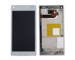 Kijelző érintőpanel Sony Xperia Z5 Compact LCD fehér kerettel