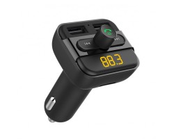 Kihangosító Bluetooth + FM Transmitter Astrum FM400 autós LCD kijelző, USB in, USB töltés, MicroSD, mikrofon 