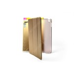 Tok álló bőr Remax Jane iPad mini 4  (flip, oldalra nyíló, asztali tartó funkció, aktív) arany