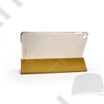 Tok álló bőr Remax Jane iPad mini 4  (flip, oldalra nyíló, asztali tartó funkció, aktív) arany