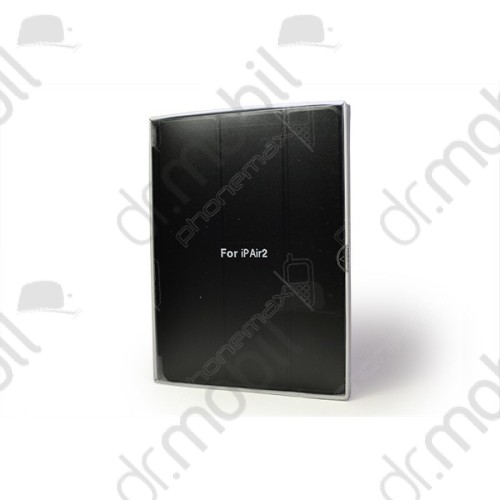 Tok álló bőr AC Apple iPad Air 2 (flip, oldalra nyíló, asztali tartó funkció, aktív) fekete 
