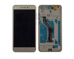 Kijelző Huawei P8 lite (2017), P9 lite (2017) (LCD, érintőpanel, átvezető fóliával, kerettel) arany