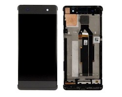 LCD kijelző érintőpanel Sony Xperia XA fekete (előlap keret nélkül)