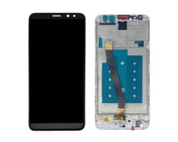 Kijelző érintőpanel Huawei Mate 10 Lite fekete komplett kerettel OEM