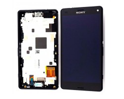 Kijelző érintőpanel Sony Xperia Z3 Compact (D5803) fekete kerettel 