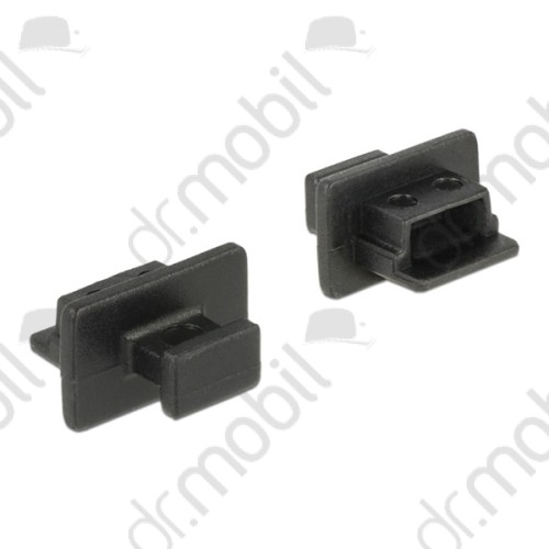 Porvédő Delock porvédő USB mini-B kimenethez (1db, fekete)