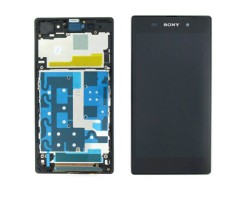 Kijelző érintőpanel Sony Xperia Z1 (C6903) LCD fekete kerettel