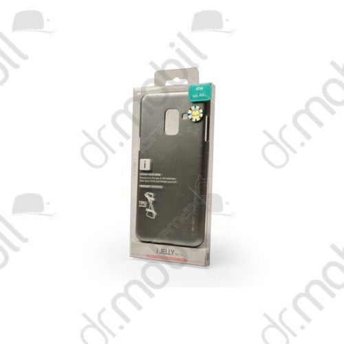 Tok telefonvédő TPU i - Jelly metal Mercury Samsung SM-A530 Galaxy A8 (2018) grafit
