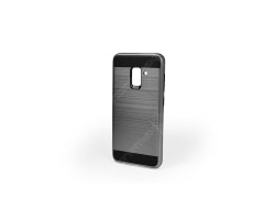 Tok telefonvédő Samsung SM-A530 Galaxy A8 (2018) Verge grafit hibrid gumi - műanyag 