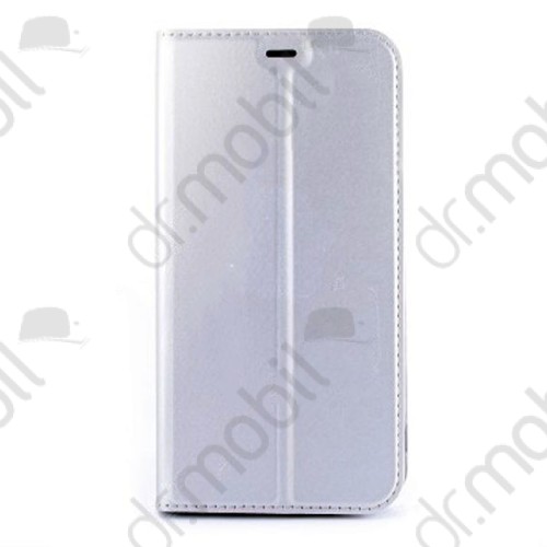 Tok notesz mágneses Samsung SM-A600F Galaxy A6 (2018) (asztali tartó funkcióval, oldalra nyíló) ezüst