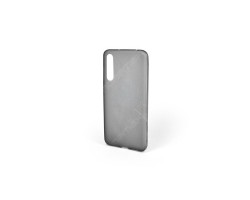 Telefonvédő gumi / szilikon Huawei P20 Pro (fényes keret) matt átlátszó füstszínű