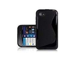 Tok telefonvédő szilikon s-line BlackBerry Q5 fekete