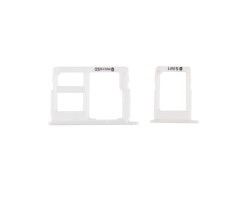 SIM tálca / tartó Samsung Galaxy J3 (2017), J5 (2017), J7 (2017) sim és memória kártya tartó fehér