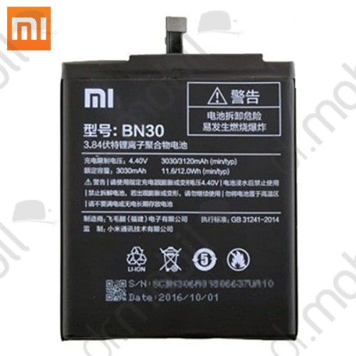 Akkumulátor Xiaomi Redmi 4A 3120mAh Li-iON (BN30)