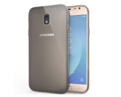 Tok telefonvédő gumi 0,6mm Samsung SM-J377 Galaxy J3 (2018) vékony átlátszó füstszínű