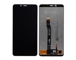 LCD kijelző Xiaomi Redmi 6A (érintőpanel, átvezető fóliával) fekete