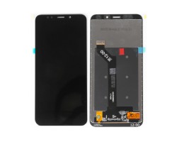 LCD kijelző Xiaomi Redmi 5 Plus (érintőpanel, átvezető fóliával) fekete