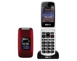 Mobiltelefon készülék Maxcom MM824 piros extra nagy gombokkal