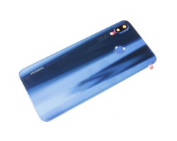 Hátlap Huawei P20 lite ragasztóval akkufedél (ujjlenyomat olvasó és kamera plexi) kék (SI)