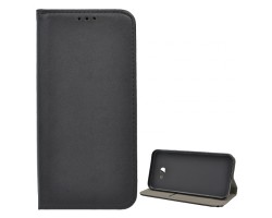 Tok bőr, mágneses notesz Samsung SM-J415F Galaxy J4 Plus (flip, mágneses zár, oldalra nyíló, bankkártya tartó) fekete