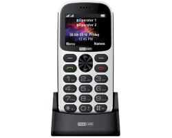 Mobiltelefon készülék Maxcom MM471 fehér extra nagy gombokkal DUAL SIM