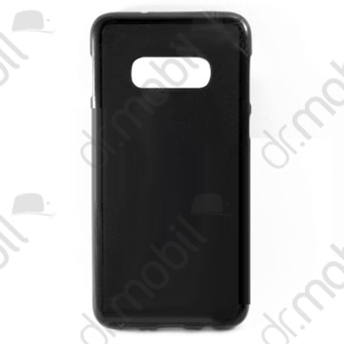 Telefonvédő gumi / szilikon Samsung Galaxy S10e (SM-G970) matt fekete fényes keret