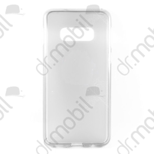 Telefonvédő gumi / szilikon Samsung Galaxy S10 Plus (SM-G975) matt fehér fényes keret