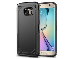 Defender műanyag tok Samsung Galaxy S7 EDGE (SM-G935) készülékhez, fekete