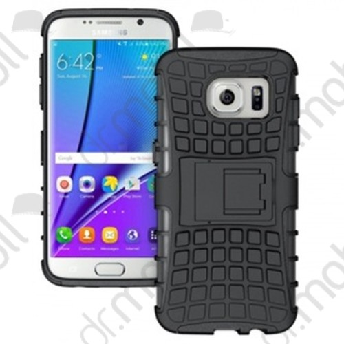 Defender műanyag tok (ütésálló) Samsung Galaxy S7 Edge (SM-G935) készülékhez, fekete