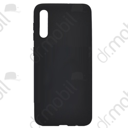 Hátlap tok gumi / szilikon Samsung Galaxy A30s, A50, A50s matt fekete 