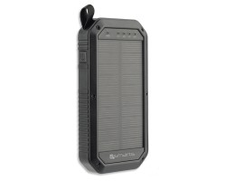 4smarts TitanPAck napelemes külső akkumulátor, LED állapotjelzővel, zseblámpa funkcióval vésztöltő 8.000mAh