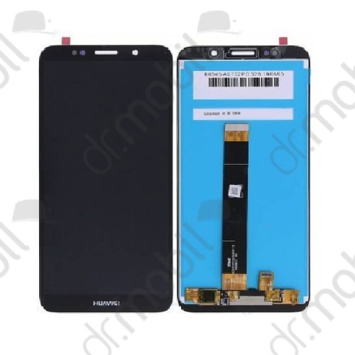 LCD kijelző Huawei Y5 2018 (Y5 Prime 2018)  (érintőpanel, átvezető fóliával) fekete