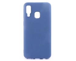 Tok telefonvédő TJ Samsung Galaxy A40 (SM-A405F) gumis TPU tok kék