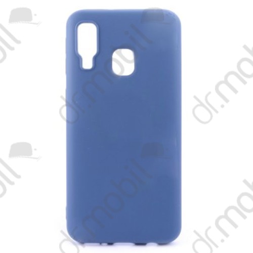 Tok telefonvédő TJ Huawei P30 Pro gumis TPU tok kék