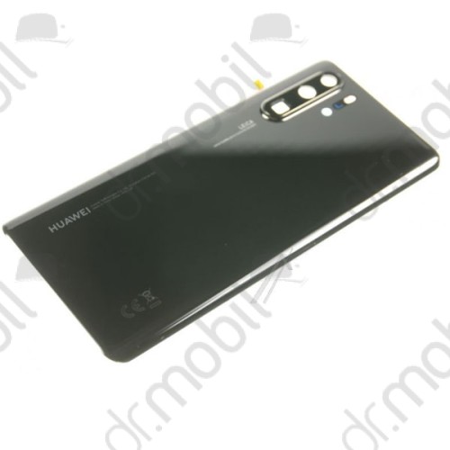 Hátlap Huawei P30 Pro, akkufedél + ragasztóval 02352PBU fekete (rendelésre)