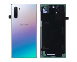 Hátlap Samsung Galaxy Note 10 (SM-N970F), akkufedél + ragasztóval GH82-20528C ezüst (rendelésre)