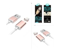 Adatkábel és töltő mágneses Apple iPhone lightning 8 pin, 1m